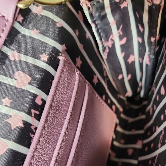 Betsey Johnson Black and White Quilted Crossbody Bag/ClutchW/ Coin Purse - Picture 8 of 11